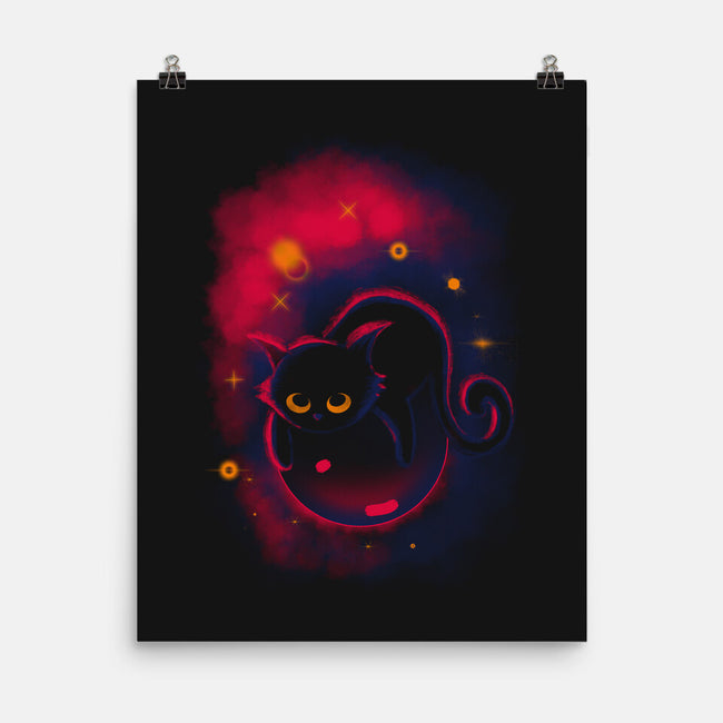 Floating Cat-none matte poster-erion_designs