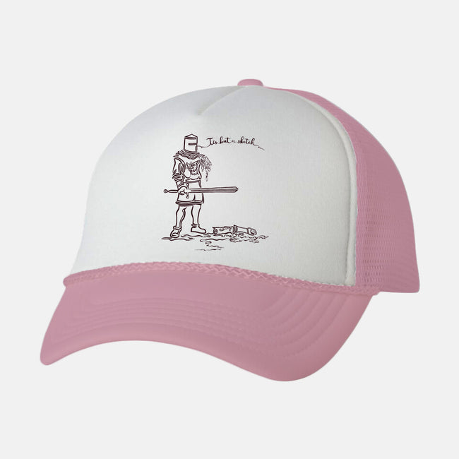 Tis But A Sketch-unisex trucker hat-kg07