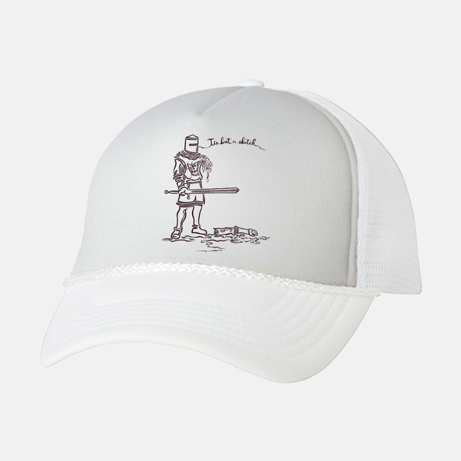 Tis But A Sketch-unisex trucker hat-kg07
