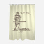 Tis But A Sketch-none polyester shower curtain-kg07