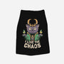 I Love The Chaos-dog basic pet tank-eduely