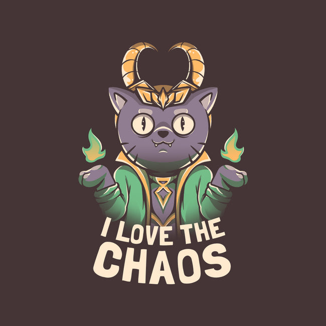 I Love The Chaos-womens basic tee-eduely