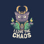 I Love The Chaos-cat basic pet tank-eduely