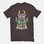 I Love The Chaos-womens basic tee-eduely