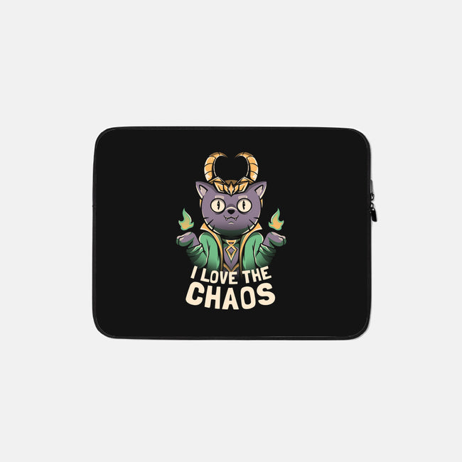 I Love The Chaos-none zippered laptop sleeve-eduely