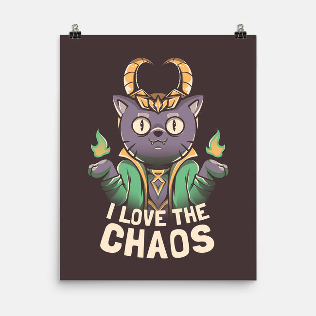 I Love The Chaos-none matte poster-eduely