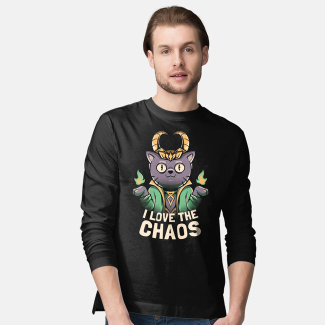 I Love The Chaos-mens long sleeved tee-eduely