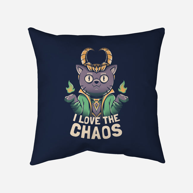 I Love The Chaos-none removable cover throw pillow-eduely