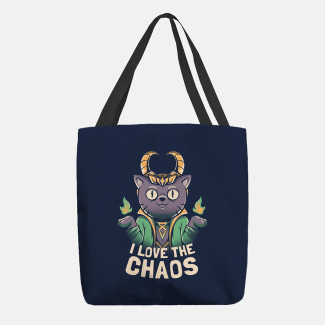 I Love The Chaos-none basic tote-eduely