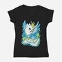 Magic Griffin-womens v-neck tee-Vallina84