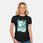 Magic Griffin-womens fitted tee-Vallina84