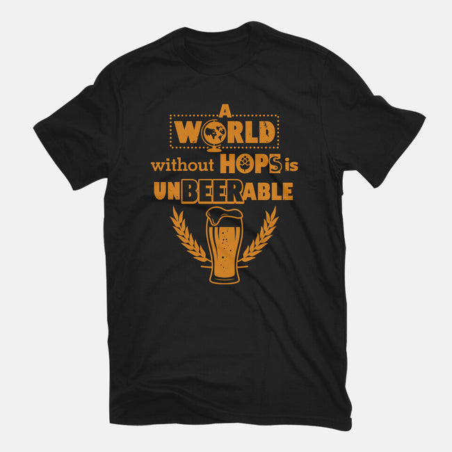 A World Without Hops-unisex basic tee-Boggs Nicolas