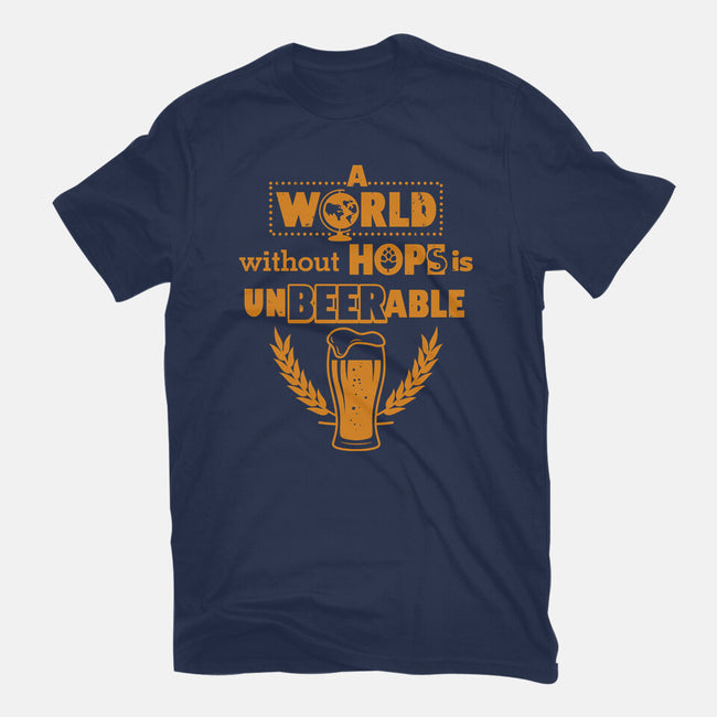 A World Without Hops-unisex basic tee-Boggs Nicolas