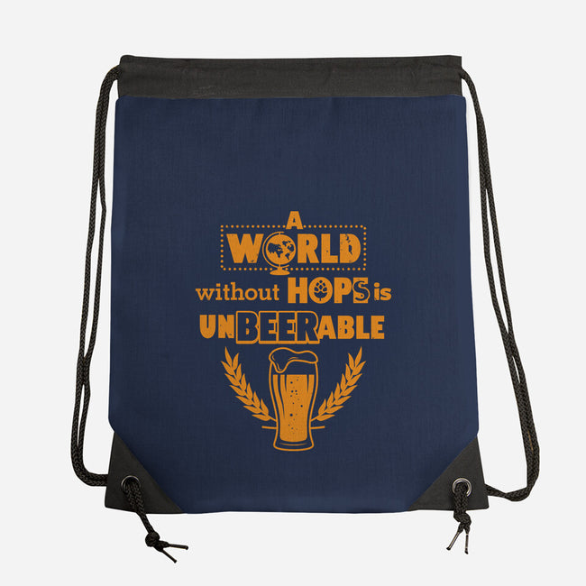 A World Without Hops-none drawstring bag-Boggs Nicolas
