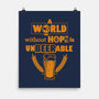 A World Without Hops-none matte poster-Boggs Nicolas
