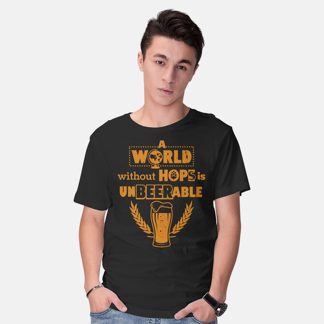 A World Without Hops-mens basic tee-Boggs Nicolas