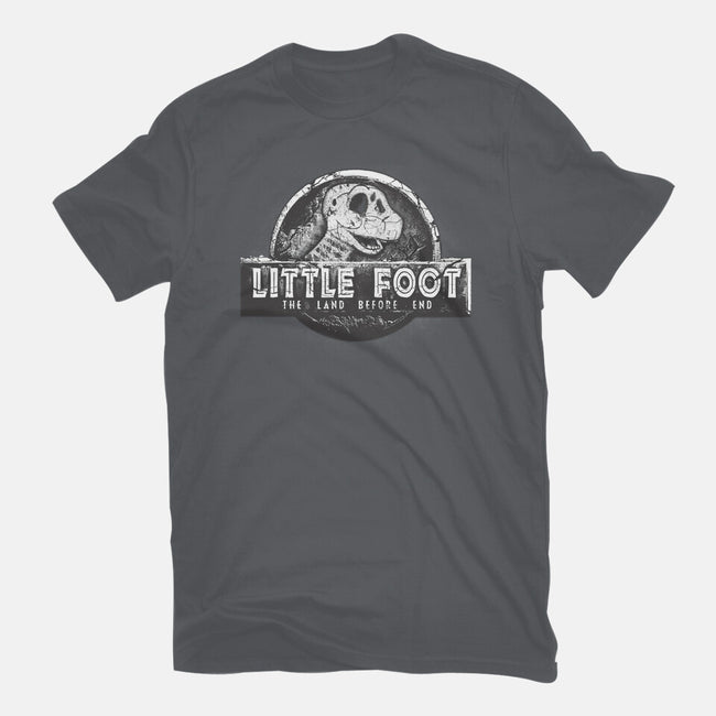 Littlefoot World-womens fitted tee-trheewood