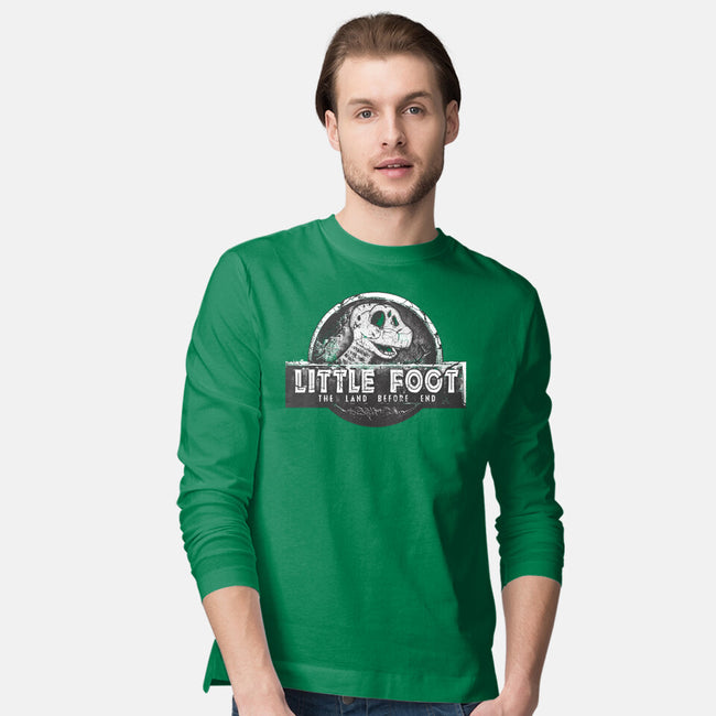 Littlefoot World-mens long sleeved tee-trheewood