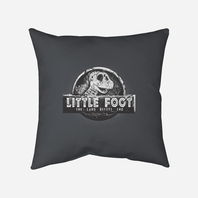 Littlefoot World-none removable cover w insert throw pillow-trheewood