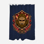 Beast Badge-none polyester shower curtain-spoilerinc
