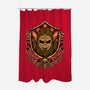 Beast Badge-none polyester shower curtain-spoilerinc