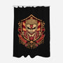 Armored Badge-none polyester shower curtain-spoilerinc