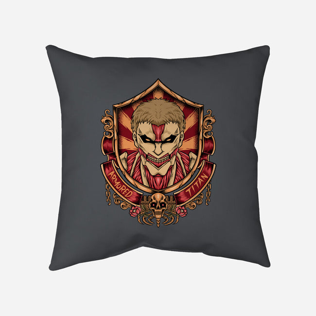 Armored Badge-none removable cover throw pillow-spoilerinc