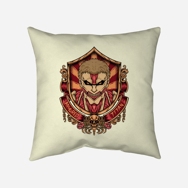 Armored Badge-none removable cover throw pillow-spoilerinc