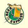 Beer Express-none removable cover throw pillow-Getsousa!