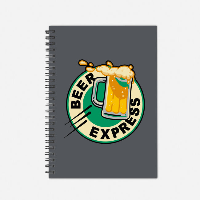 Beer Express-none dot grid notebook-Getsousa!