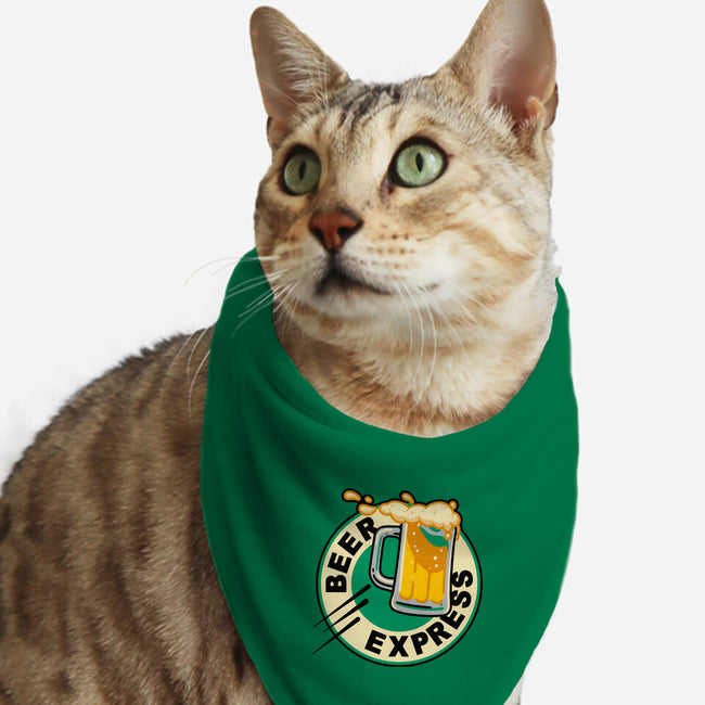 Beer Express-cat bandana pet collar-Getsousa!