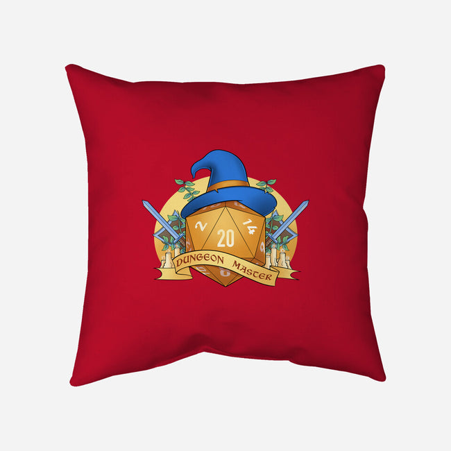 The Dungeon Master-none removable cover w insert throw pillow-FunkVampire