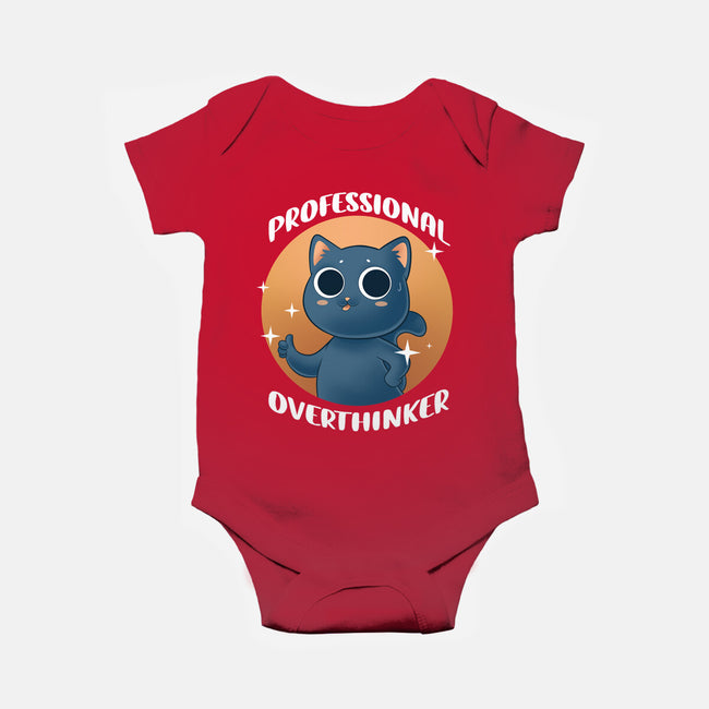 Professional Overthinker-baby basic onesie-FunkVampire