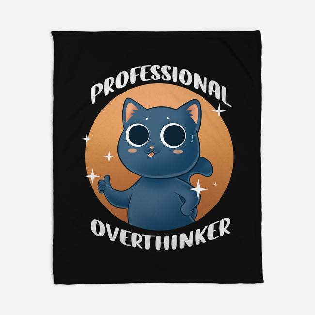Professional Overthinker-none fleece blanket-FunkVampire