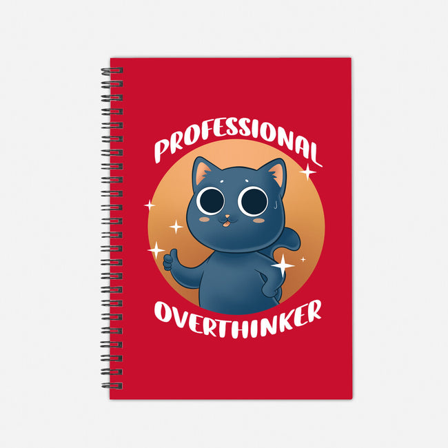 Professional Overthinker-none dot grid notebook-FunkVampire