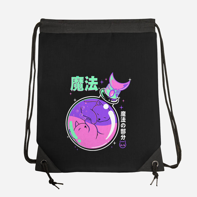 Poison Magicat-none drawstring bag-Douglasstencil