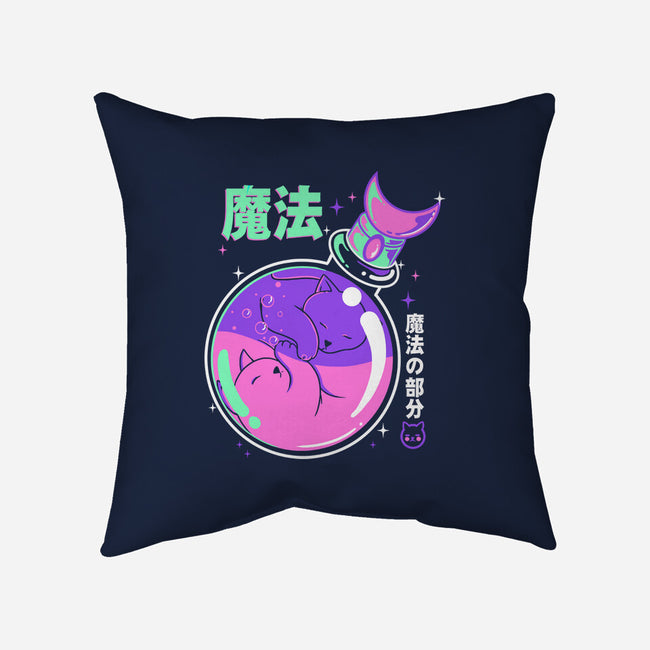 Poison Magicat-none removable cover w insert throw pillow-Douglasstencil