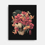 Blossom In Grave-none stretched canvas-eduely