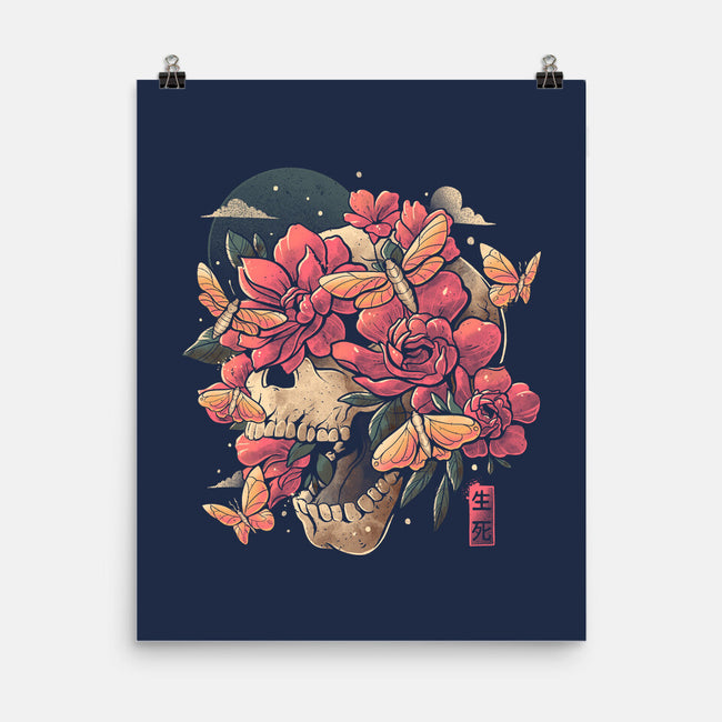 Blossom In Grave-none matte poster-eduely