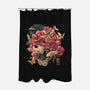 Blossom In Grave-none polyester shower curtain-eduely