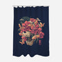 Blossom In Grave-none polyester shower curtain-eduely