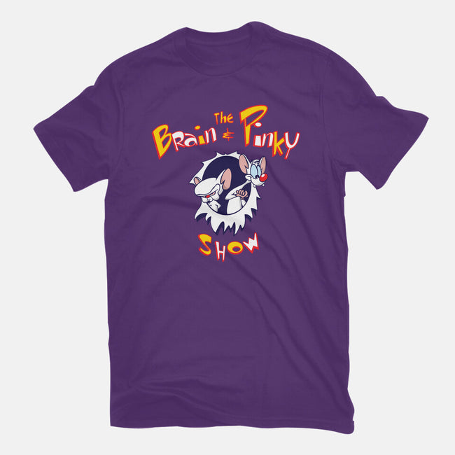 The Brain And Pinky Show-youth basic tee-dalethesk8er