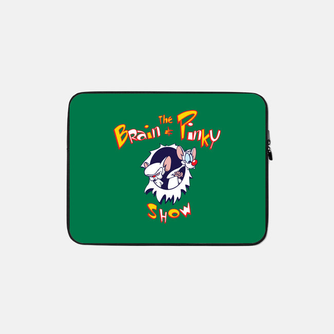 The Brain And Pinky Show-none zippered laptop sleeve-dalethesk8er