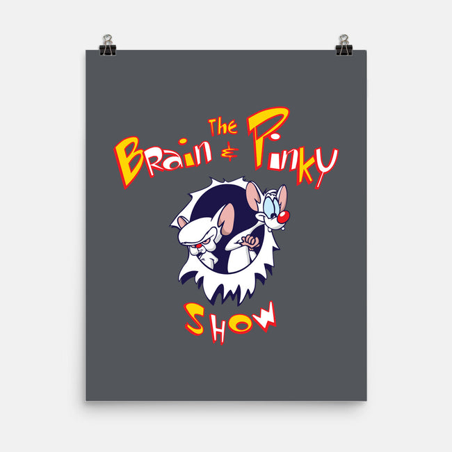 The Brain And Pinky Show-none matte poster-dalethesk8er