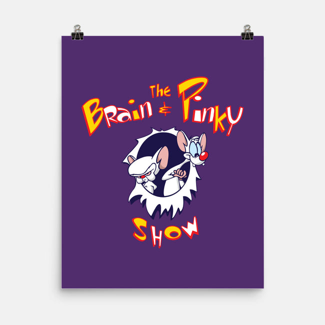 The Brain And Pinky Show-none matte poster-dalethesk8er