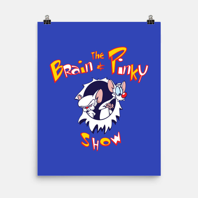 The Brain And Pinky Show-none matte poster-dalethesk8er