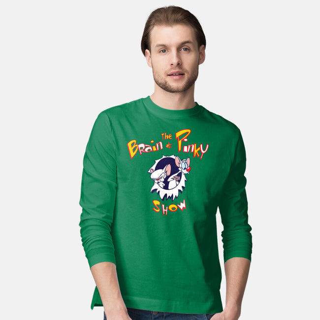 The Brain And Pinky Show-mens long sleeved tee-dalethesk8er