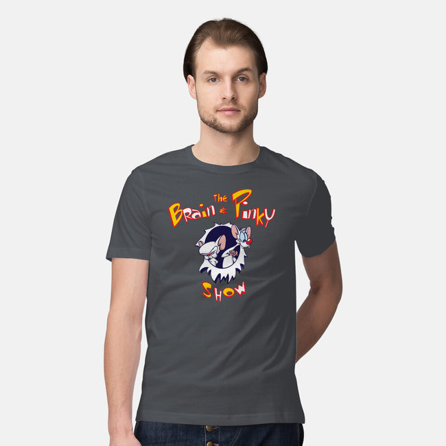 The Brain And Pinky Show-mens premium tee-dalethesk8er