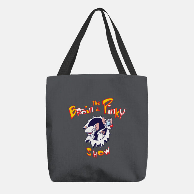 The Brain And Pinky Show-none basic tote-dalethesk8er