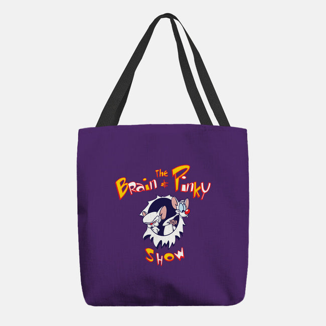 The Brain And Pinky Show-none basic tote-dalethesk8er